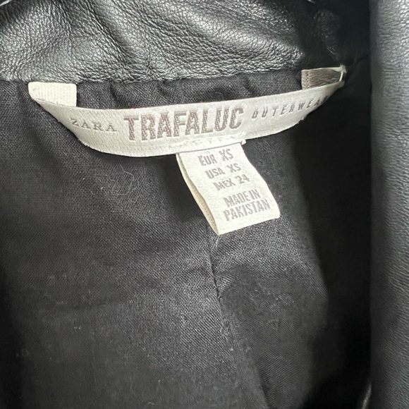 ZARA leather jacket - like new!! - Picture 4 of 7